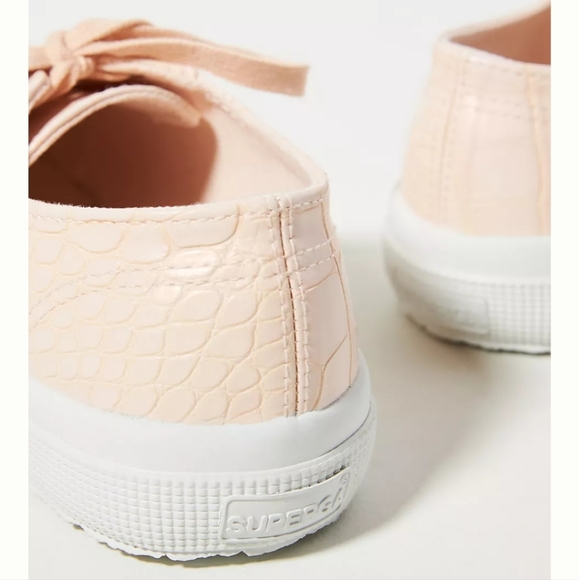 Superga 2750 Embossed faux Crocodile sneakers - light pink - Picture 4 of 14